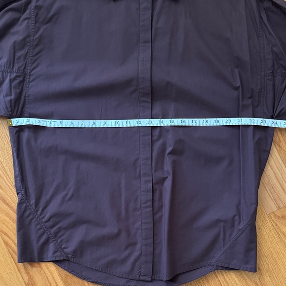 Apiece Apart Kaarina Dolman Button-Down Shirt Chocolate Plum XS - Picture 6 of 7